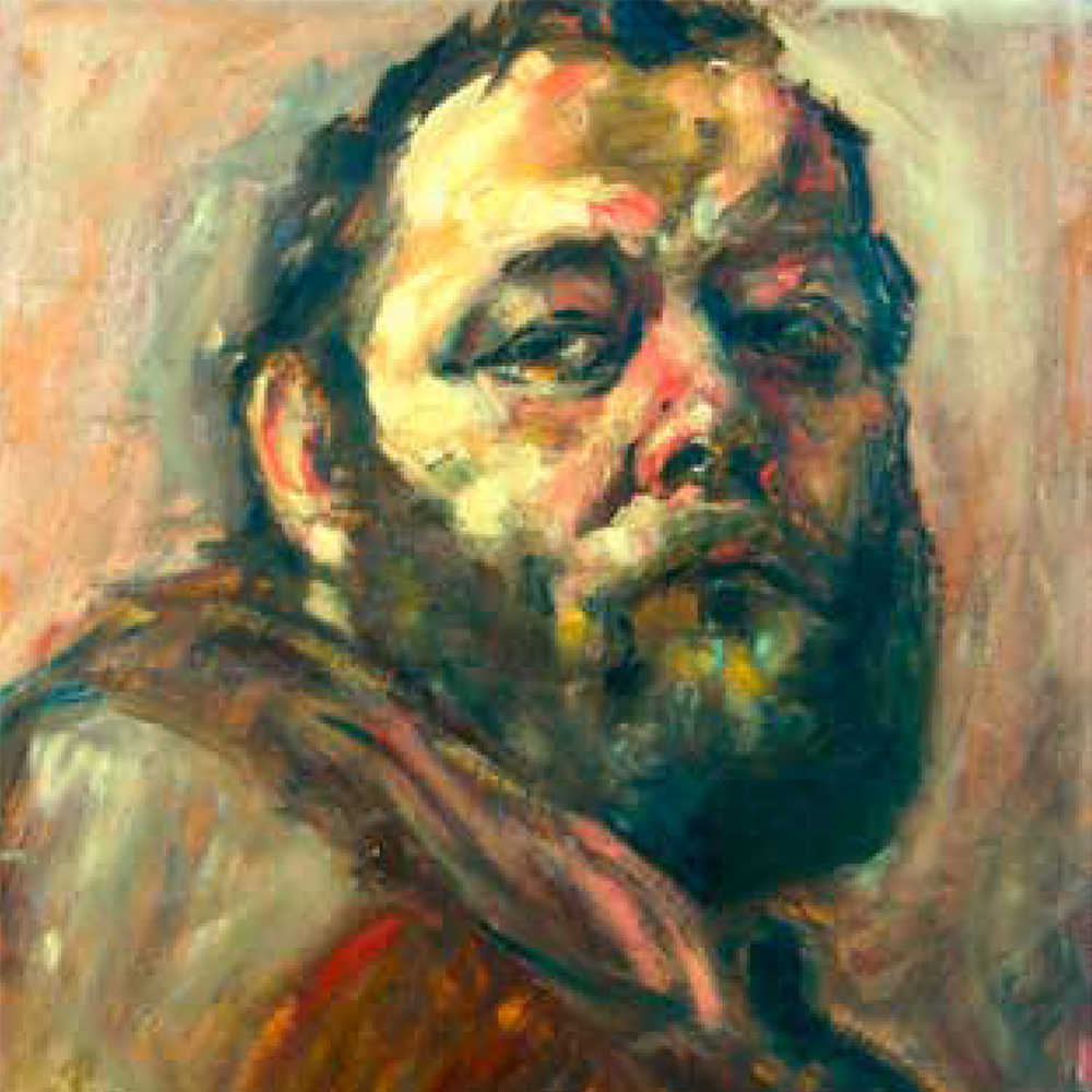 KWW-Ausstellung "Bewegtes Leben" - Selbstporträt, 1988, Klaus Illner KWW-Ausstellung "Bewegtes Leben" - Selbstporträt, 1988, Klaus Illner